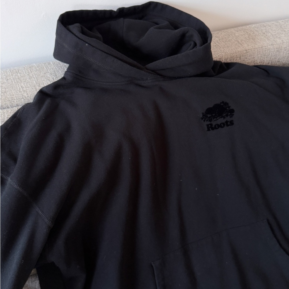 Roots Vintage Black Men's Hoodie